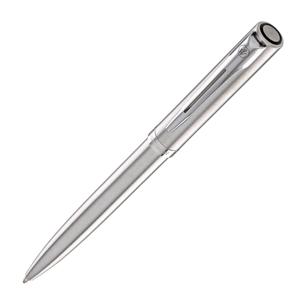 Waterman Impression Ballpoint Pen in Stainless Steel with Palladium Coated