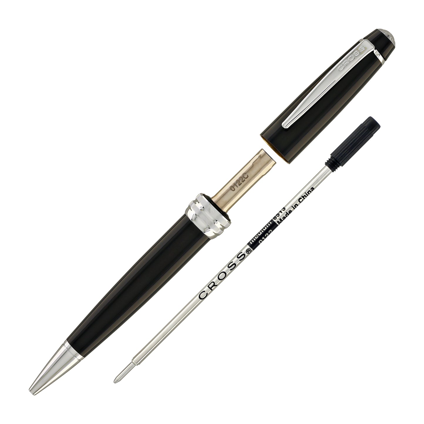 Cross Bailey Ballpoint Pen in Black Lacquer