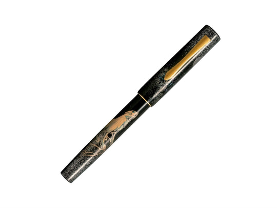 Namiki Chinkin Fountain Pen in Wolf Moon - 18K Gold Nib