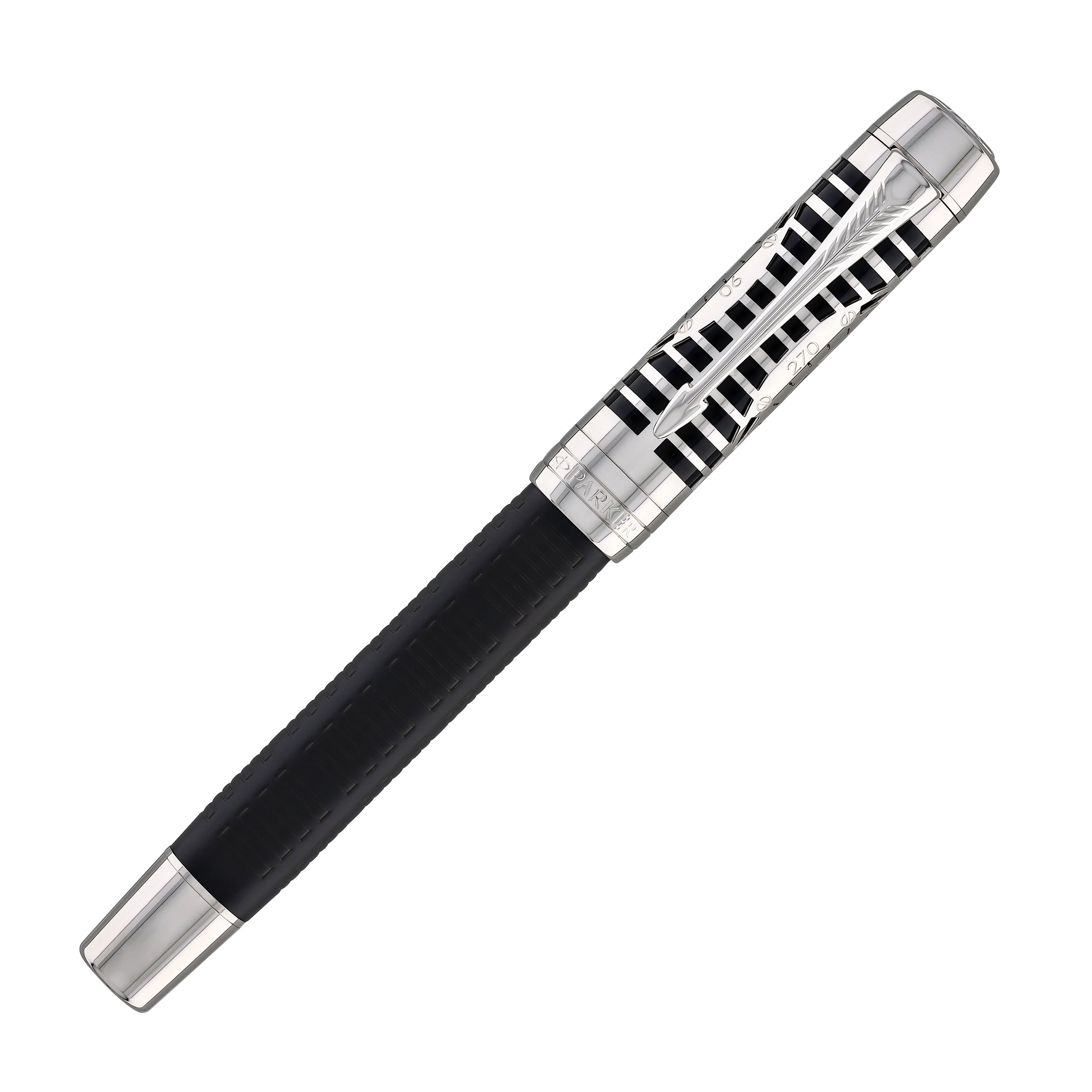 Parker Duofold Legacy of Flight Fountain Pen in Matte Black with
