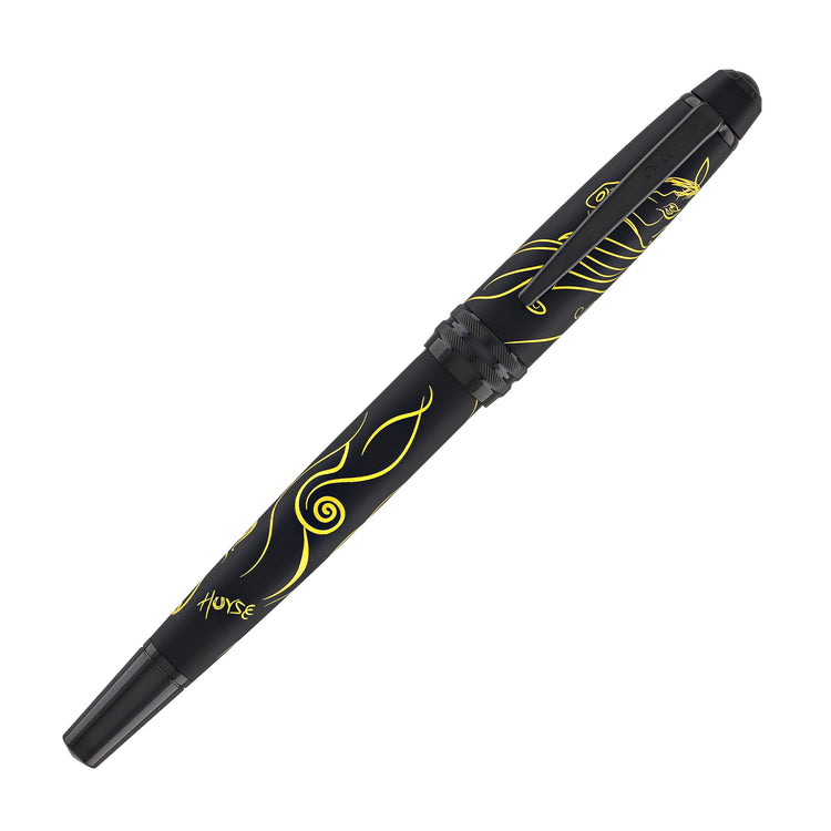 Cross Bailey Year of the Horse Fountain Pen in Matte Black with Black PVD Coated - Medium Nib