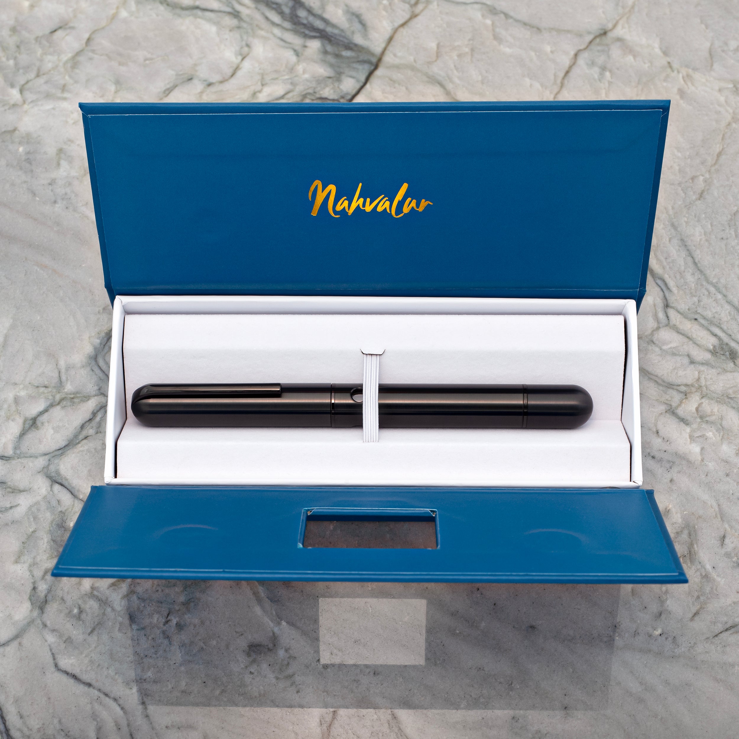 Nahvalur Nautilus Fountain Pen in Ti Black - Goldspot Pens