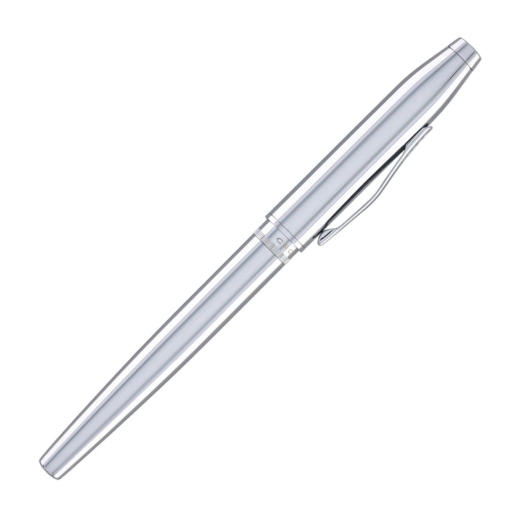 Cross Foundry Rollerball Pen in Polished Chrome with Polished Chrome Appointments