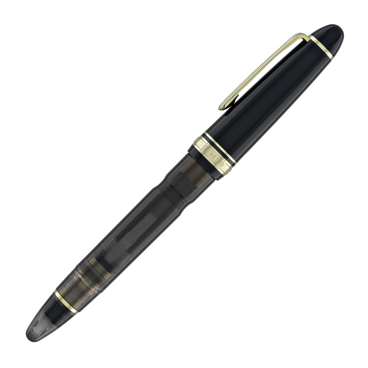 Sailor 1911 Realo Fountain Pen in Smoke Black - 18K with Gold Trim