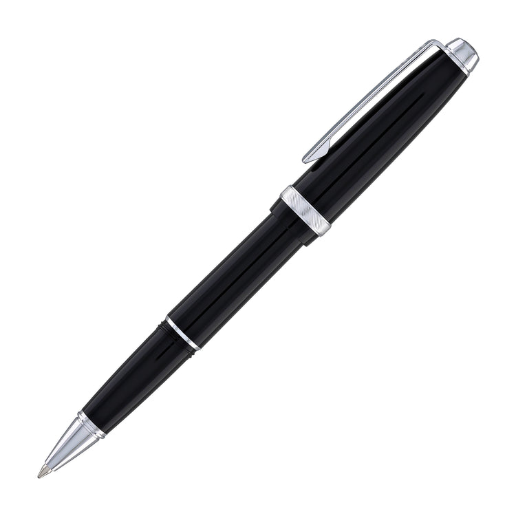 Cross Lume Ballpoint Pen in Obsidian Black with Polished Chrome Appointments