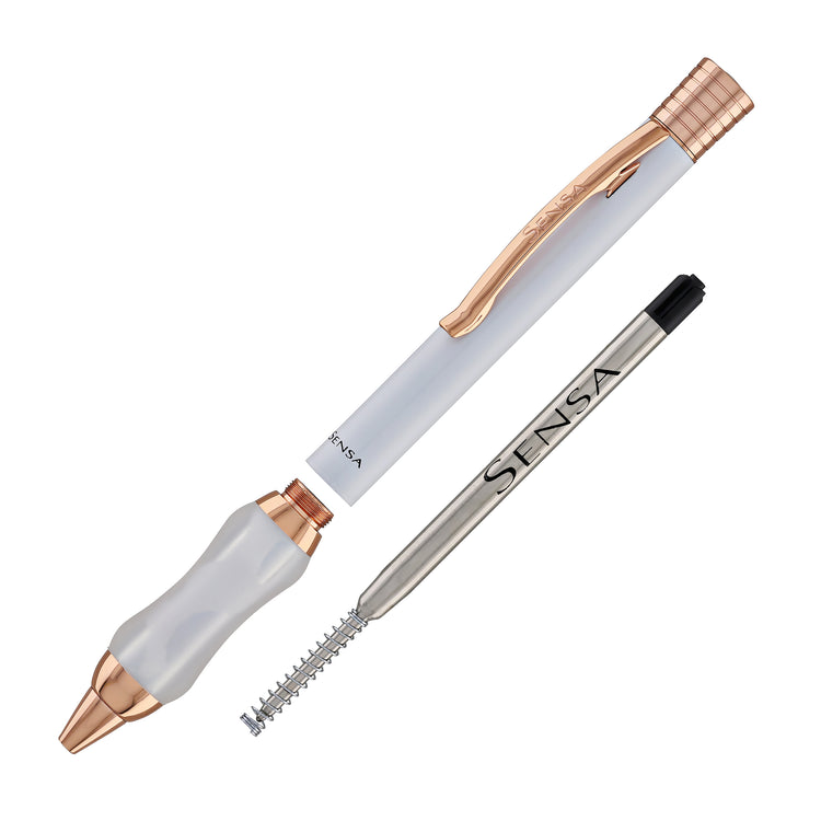 Sensa 30th Anniversary Ballpoint Pen in Pearl White