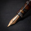 Opus 88 Harmony Fountain Pen in Brown with Rose Gold Fountain Pen