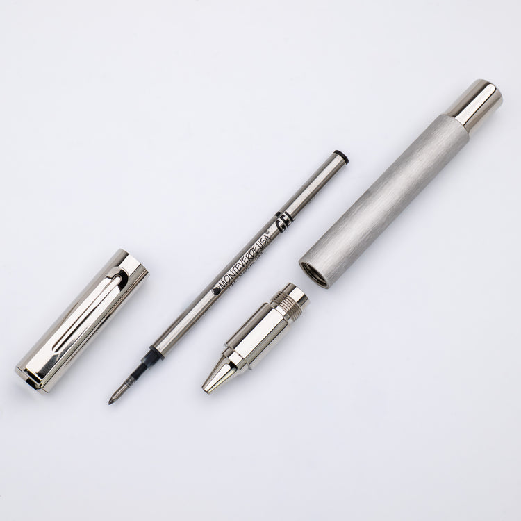 Monteverde USA Ritma Rollerball Pen in Brushed Stainless Steel