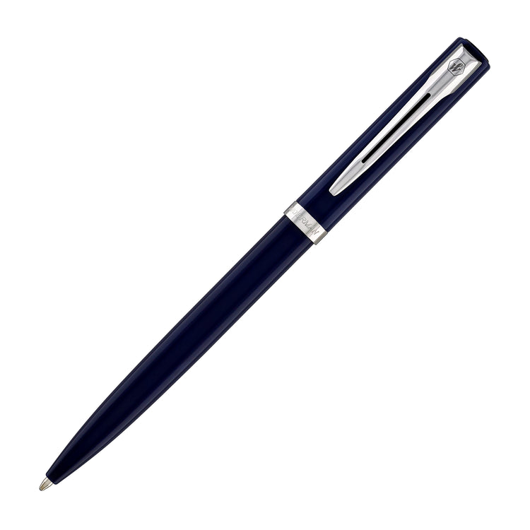 Waterman Impression Ballpoint Pen in Blue with Palladium Coated