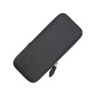 Visconti Classic Black Leather 3 Pen Case with Red Lining