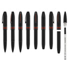 Sheaffer Icon Rollerball Pen in Matte Black Lacquer with Red PVD Trim