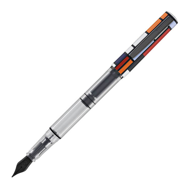 Monteverde USA MP1 Fountain Pen with 15ml Ink Set in Mondrian Composition 1921