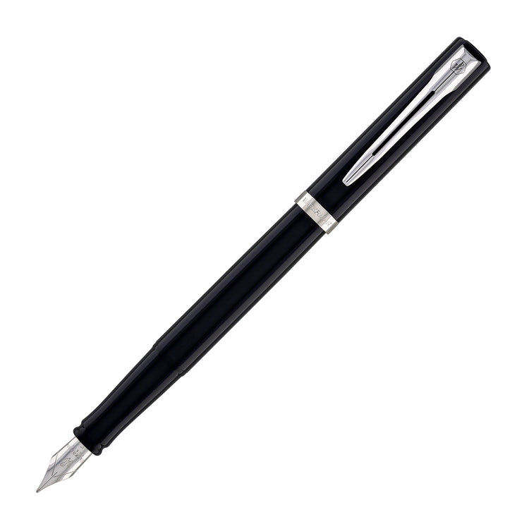 Waterman Impression Fountain Pen in Black with Palladium Coated - Fine Point