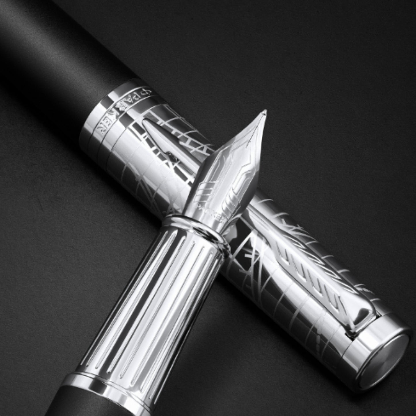Parker Ingenuity Fountain Pen in Legacy of Flight with Chrome - Fine Point