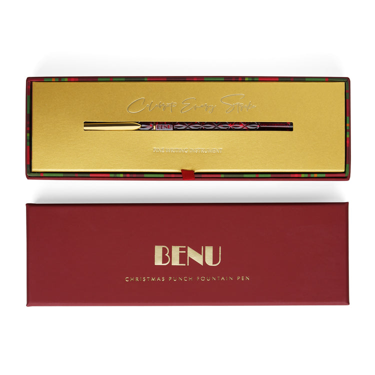 Benu Cocktail Hour Fountain Pen in Christmas Cheer - Gift Set