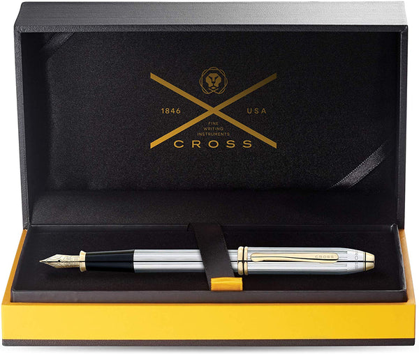 Cross Townsend Medalist Fountain Pen with 23 Karat Gold Plated Nib Fountain Pen