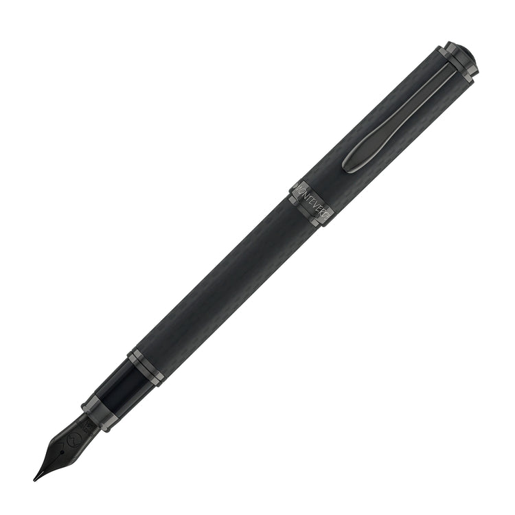 Monteverde Innova Fountain Pen in Matte Carbon with Gunmetal Trim