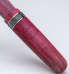Conklin 1898 Stabilized Wood Fountain Pen in Matte Purple with Chrome Trim - Limited Edition
