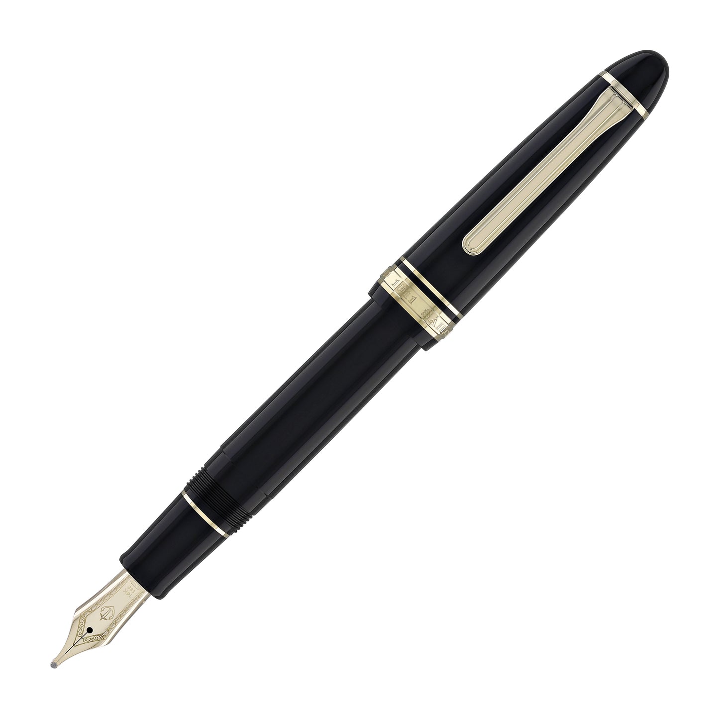 Sailor 1911 Large Fountain Pen in Black - 14kt Gold Nib