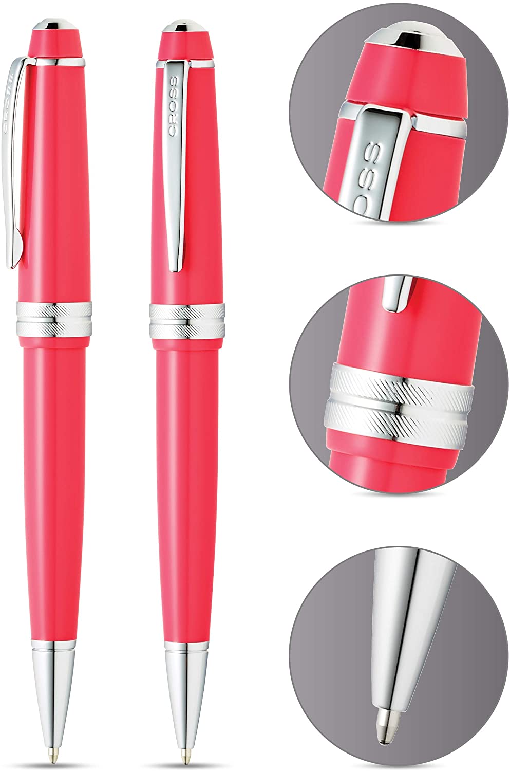 Cross Bailey Light Ballpoint Pen in Polished Coral Resin Ballpoint Pens