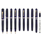 OMAS Studio Rollerball Pen in Ametista Profondo with Rose Gold Trim
