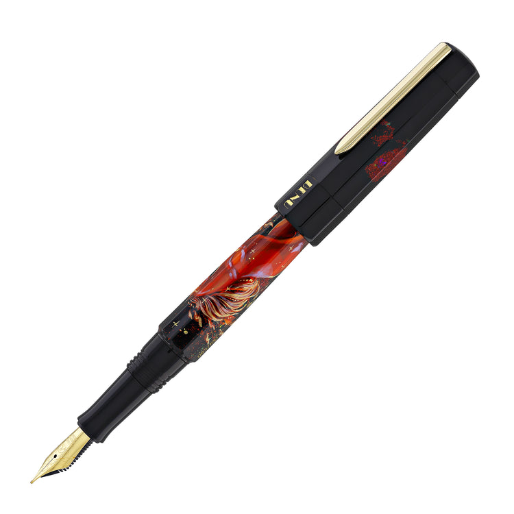 Benu Euphoria Handpainted Fountain Pen in Fire Horse - Limited Edition