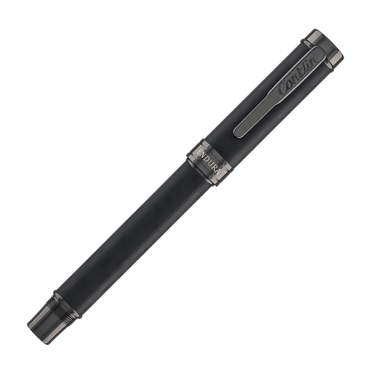 Conklin Endura Rollerball Pen in Forged Carbon Fiber with Gunmetal Trim - Limited Edition