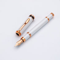 Monteverde Innova Fountain Pen in 2026 Cloud Dancer in Rose Gold Trim - Limited Edition