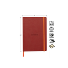 Rhodia Rhodiarama Softcover Notebook in Red / Orange - A5