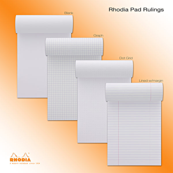 Rhodia No. 11 Staplebound 3 x 4 Notepad in Ice Notebooks Journals