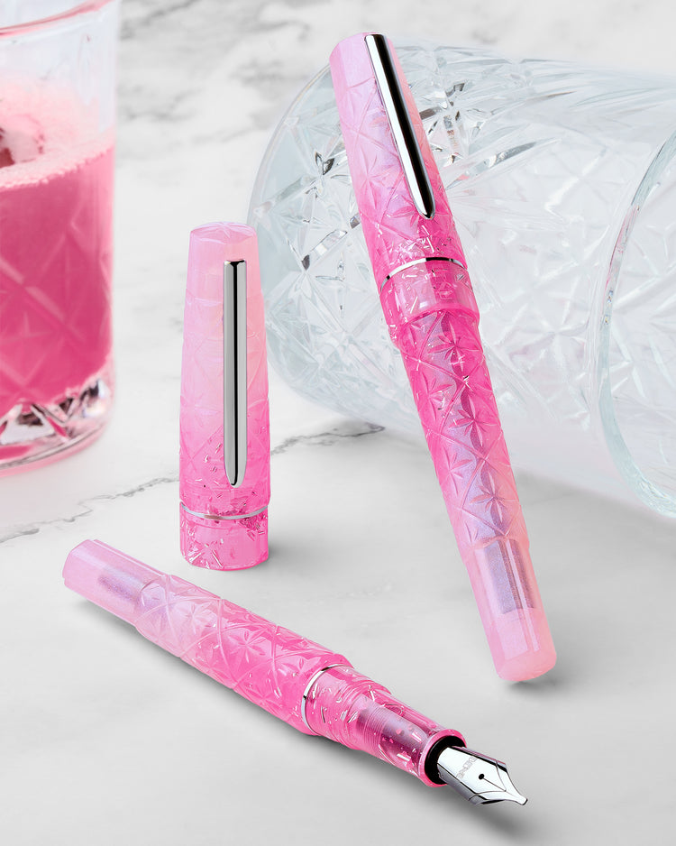 Benu Cocktail Hour Fountain Pen in Pink Lady
