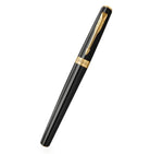 Parker Meridian Fountain Pen in Black with Gold Trim - Fine