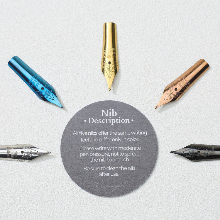 Wearingeul Ink Writer's Nibs - Set of 5