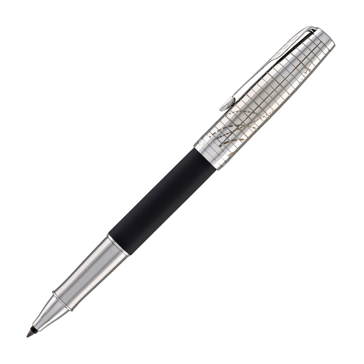 Parker Sonnet Premium Rollerball Pen in Legacy of Flight with Chrome Trim