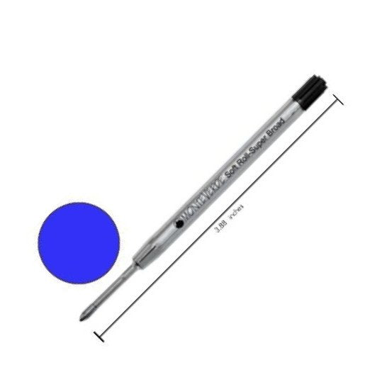 Monteverde Parker-Style Ballpoint Pen Refill in Blue Ballpoint Pen Refills