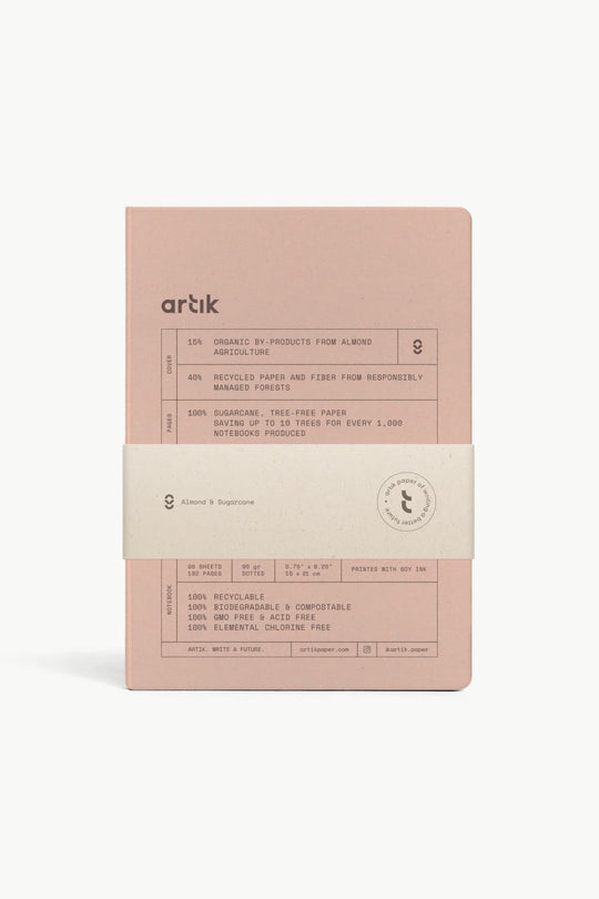 Artik A5 Notebook in Almond