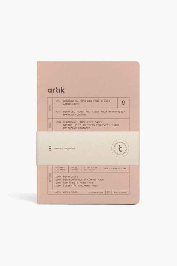 Artik A5 Notebook in Almond Notebooks Journals