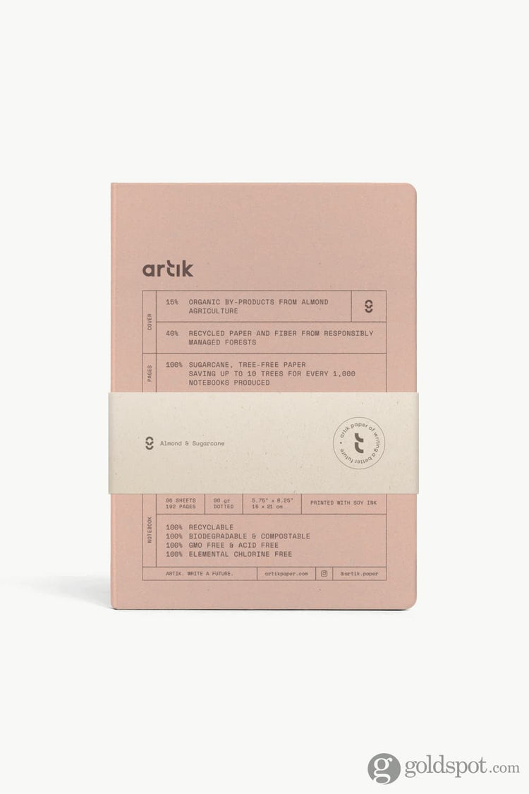 Artik A5 Notebook in Almond Dotted Notebooks Journals