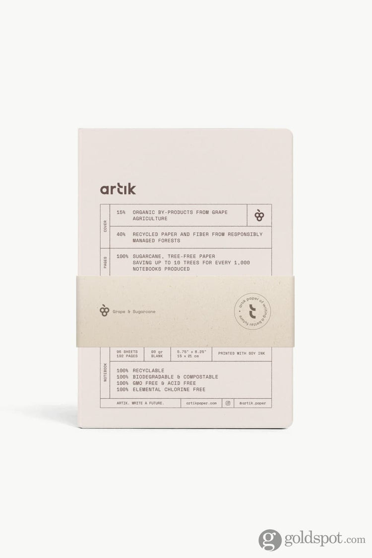 Artik A5 Notebook in Grape Blank Notebooks Journals