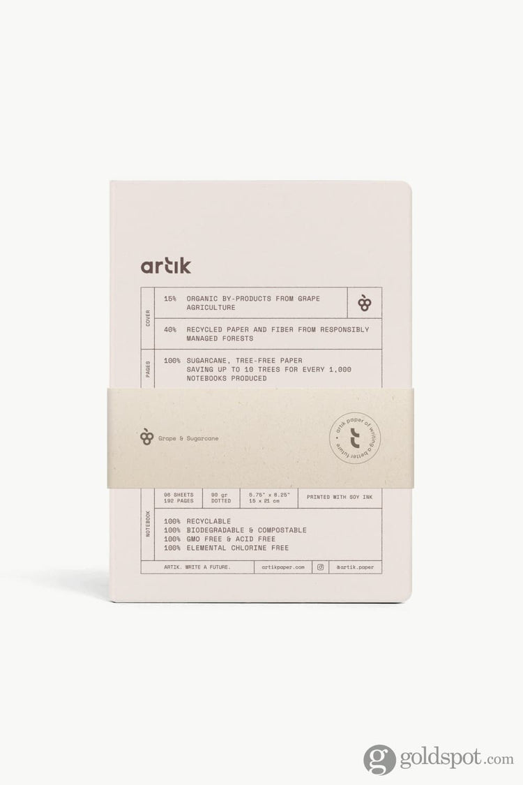 Artik A5 Notebook in Grape Dotted Notebooks Journals