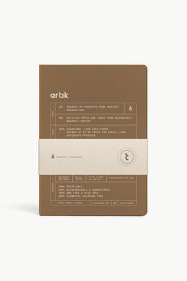 Artik A5 Notebook in Hazelnut