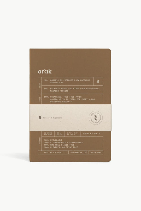 Artik A5 Notebook in Hazelnut