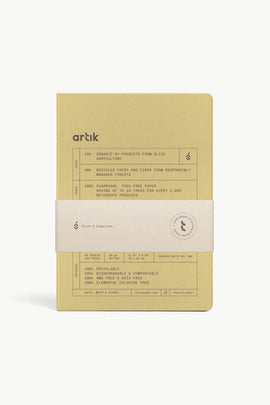 Artik A5 Notebook in Olive