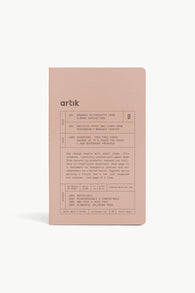 Artik Pack Of 2 Singer Sewn Notebooks in Almond