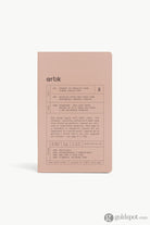 Artik Pack Of 2 Singer Sewn Notebooks in Almond Blank Notebooks Journals