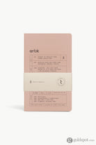 Artik Pack Of 2 Singer Sewn Notebooks in Almond Lined Notebooks Journals
