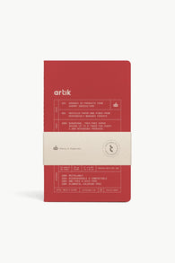 Artik Pack Of 2 Singer Sewn Notebooks in Cherry