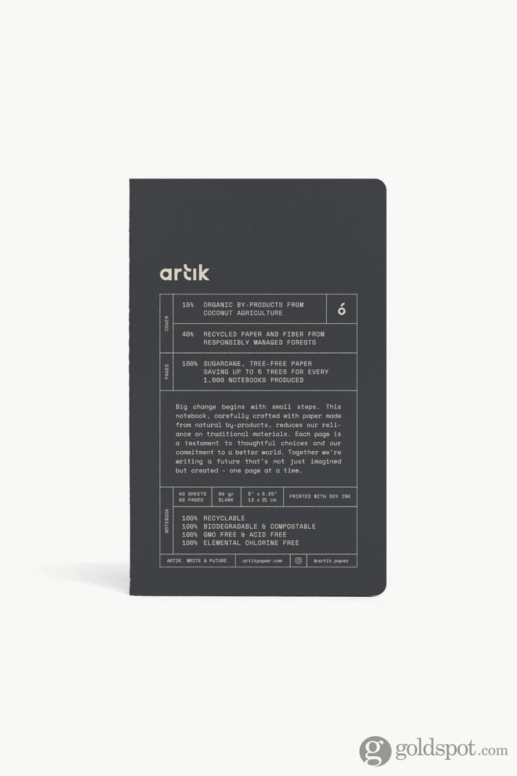 Artik Pack Of 2 Singer Sewn Notebooks in Coconut Notebooks Journals