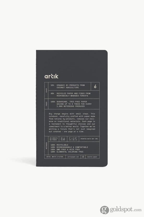 Artik Pack Of 2 Singer Sewn Notebooks in Coconut Notebooks Journals