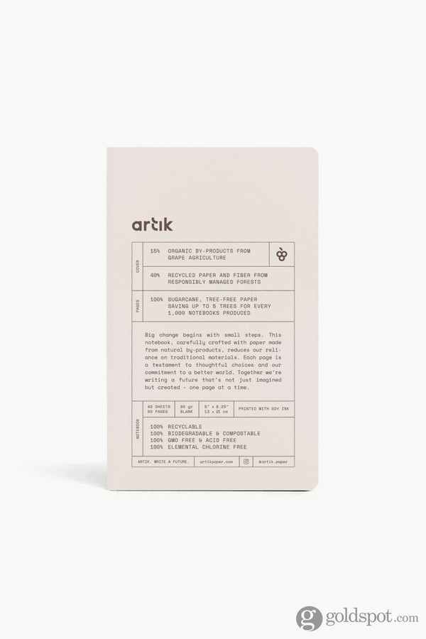 Artik Pack Of 2 Singer Sewn Notebooks in Grape Notebooks Journals